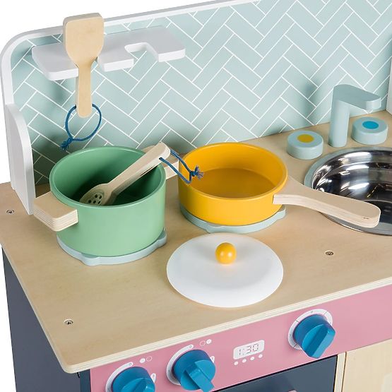 Bigjigs Toys Bucătărie pentru copii în stil scandinav