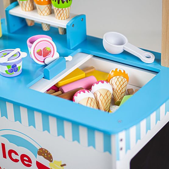 Bigjigs Toys Căruț cu înghețată