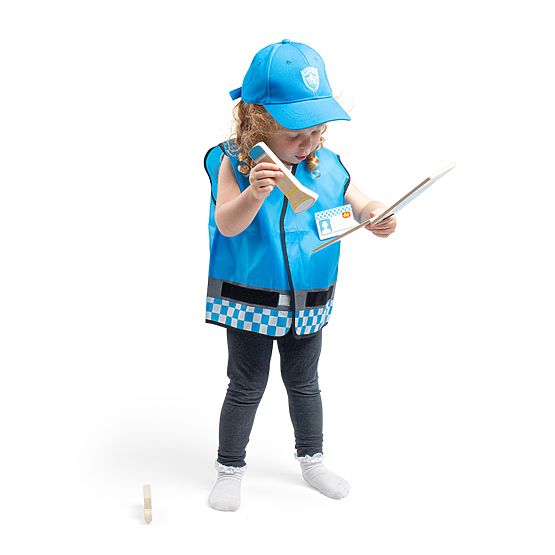 Bigjigs Toys Costum de polițist