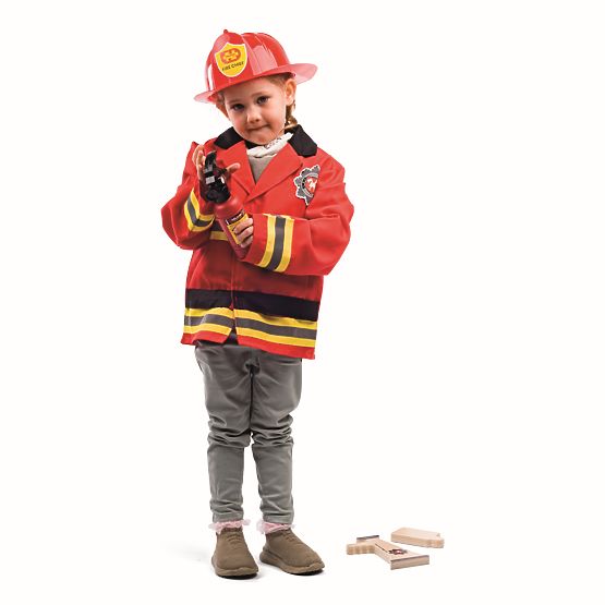 Bigjigs Toys Costum de pompier