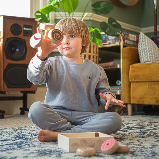 Bigjigs Toys Cutie cu gogoși
