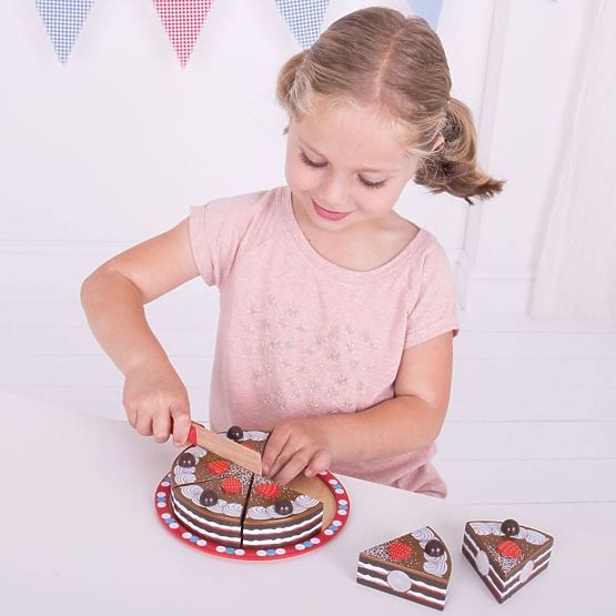 Bigjigs Toys feliere tort de ciocolată