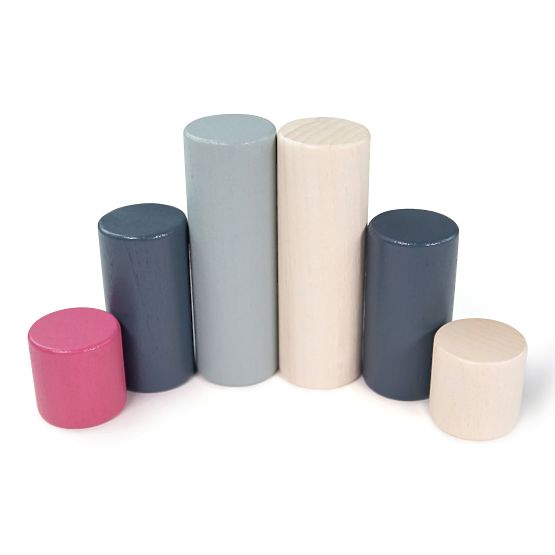 Bigjigs Toys Găleată cu 50 de cuburi