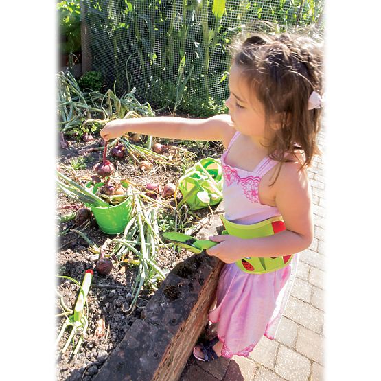 Bigjigs Toys Găleată de grădină verde