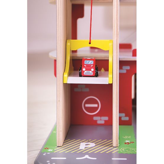 Bigjigs Toys Garaj cu parcare