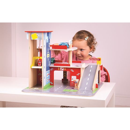 Bigjigs Toys Garaj cu parcare