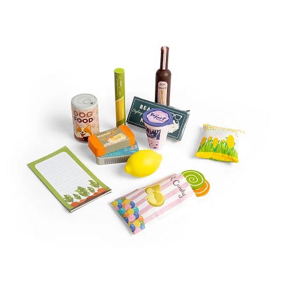 Bigjigs Toys Geantă de cumpărături cu produse