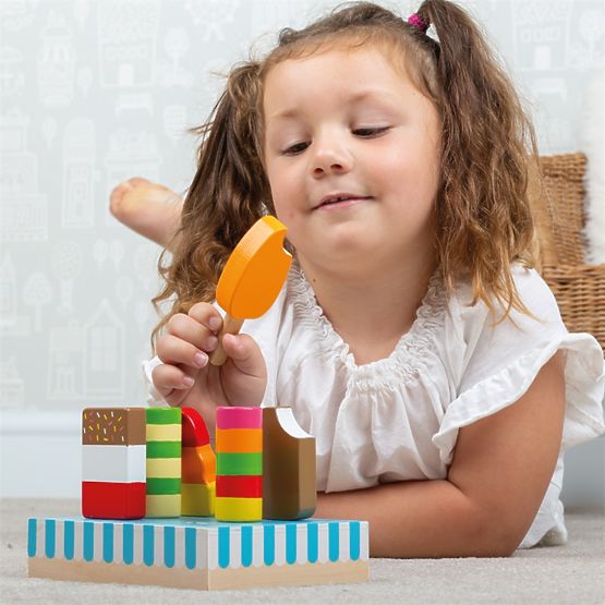 Bigjigs Toys Înghețate din lemn