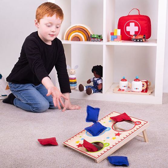 Bigjigs Toys Joc de aruncare a pernei