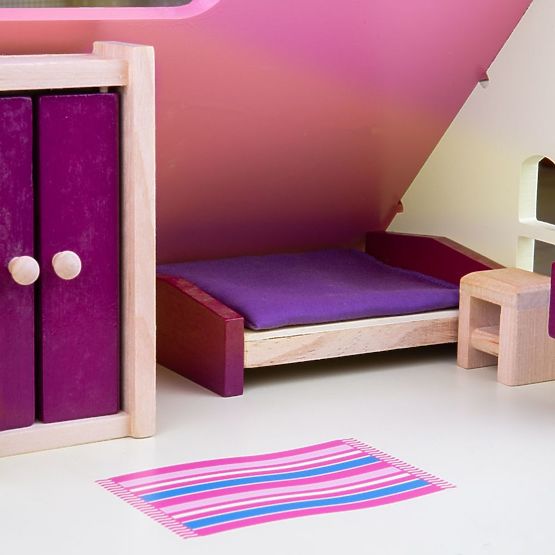 Bigjigs Toys Mobilier din lemn pentru casa de papusi