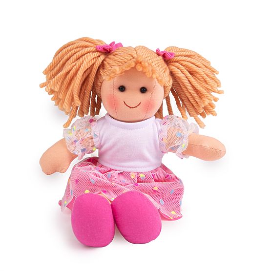 Bigjigs Toys Păpușă de pânză Darcie 28 cm