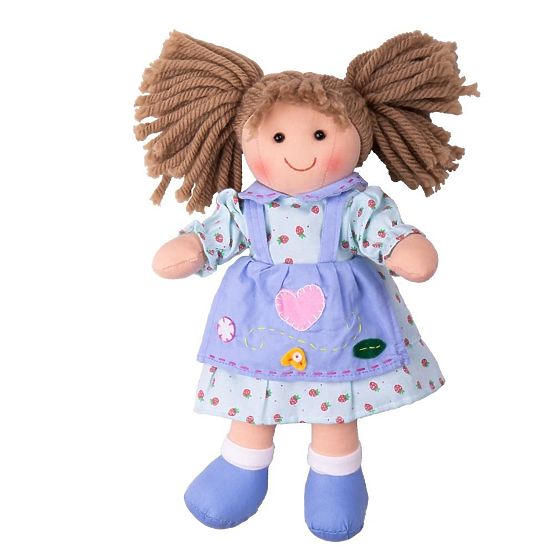 Bigjigs Toys Păpușă de pânză Grace 28 cm