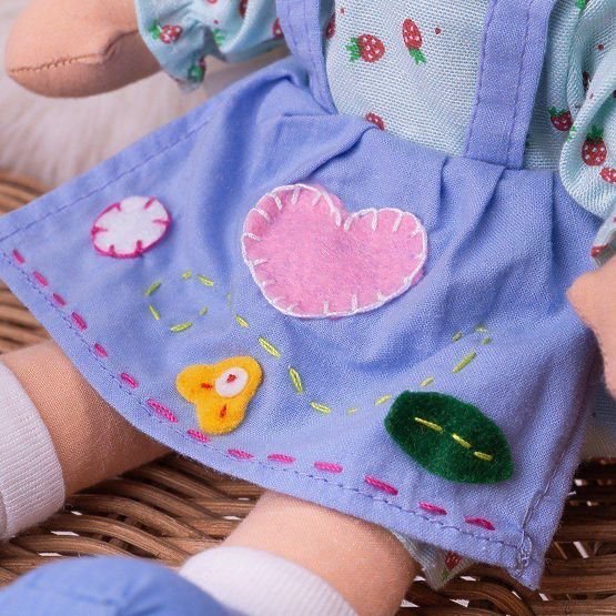 Bigjigs Toys Păpușă de pânză Grace 28 cm