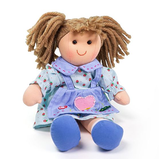 Bigjigs Toys Păpușă de pânză Grace 28 cm