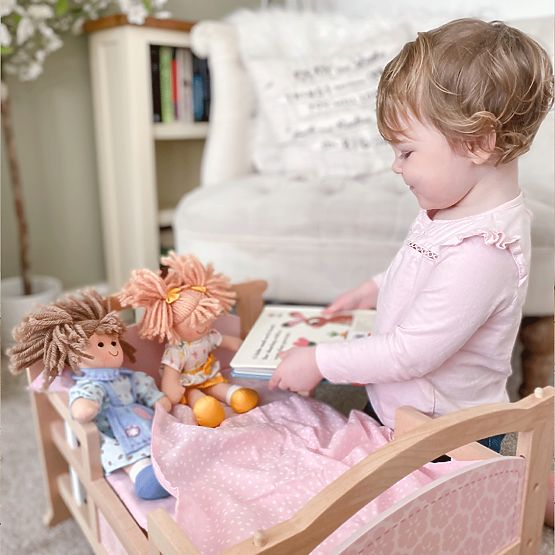 Bigjigs Toys Păpușă de pânză Grace 28 cm