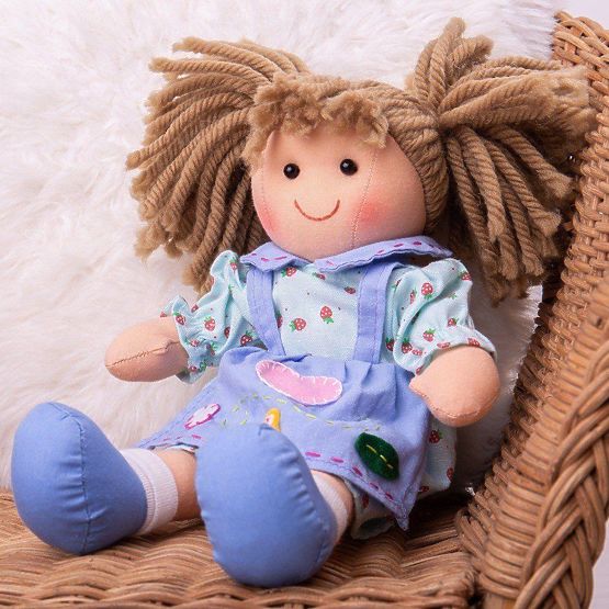 Bigjigs Toys Păpușă de pânză Grace 28 cm