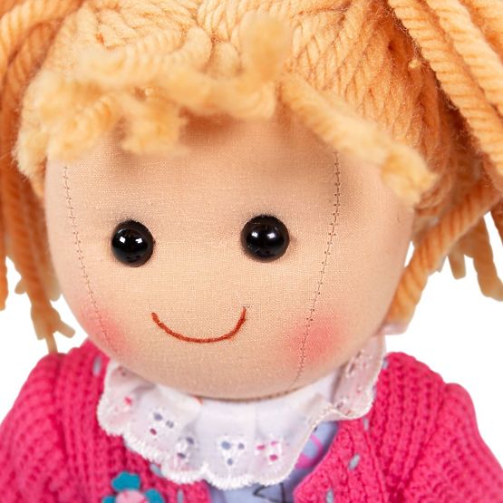 Bigjigs Toys Păpușă de pânză Maggie 34cm