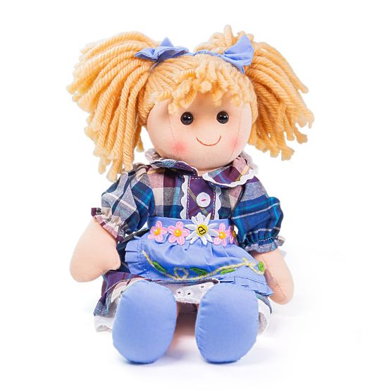 Bigjigs Toys Păpușă din material textil Katie 34 cm