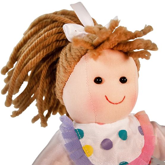 Bigjigs Toys Păpușă din material textil Phoebe 25 cm