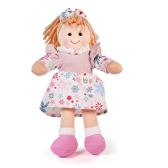 Bigjigs Toys Păpușă din material textil Shannon 25 cm