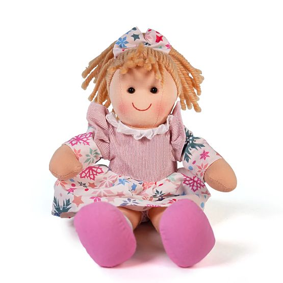 Bigjigs Toys Păpușă din material textil Shannon 25 cm