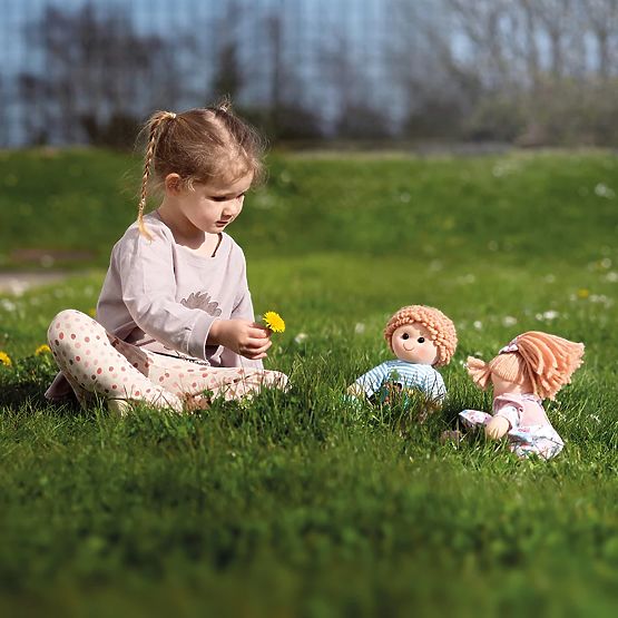Bigjigs Toys Păpușă din material textil Shannon 25 cm