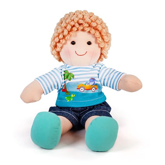Bigjigs Toys Păpușă din pânză Robin 30 cm