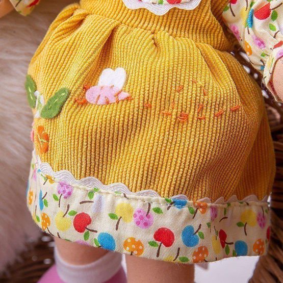 Bigjigs Toys Papusa din stofa Daisy 28 cm