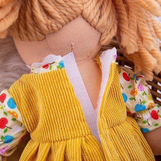 Bigjigs Toys Papusa din stofa Daisy 28 cm