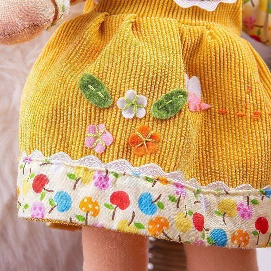 Bigjigs Toys Papusa din stofa Daisy 28 cm