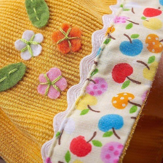 Bigjigs Toys Papusa din stofa Daisy 28 cm