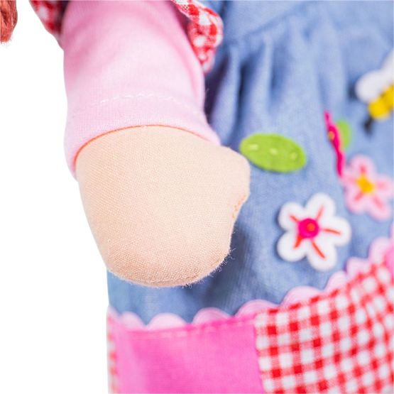 Bigjigs Toys Papusa de stofa Melody 34 cm