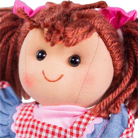 Bigjigs Toys Papusa de stofa Melody 34 cm
