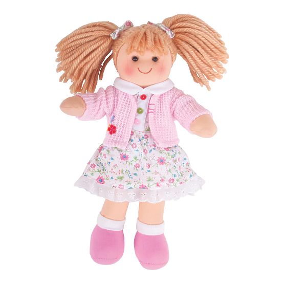Bigjigs Toys Păpușă textilă Poppy 28 cm