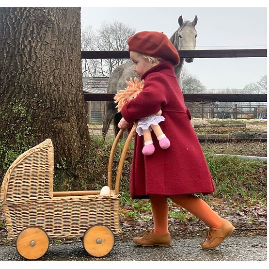 Bigjigs Toys Păpușă textilă Poppy 28 cm