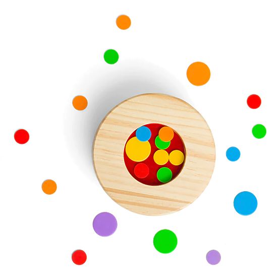 Bigjigs Toys Purici din lemn