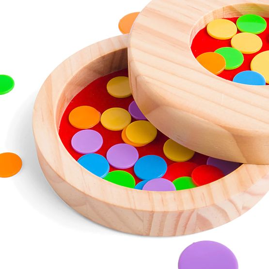 Bigjigs Toys Purici din lemn