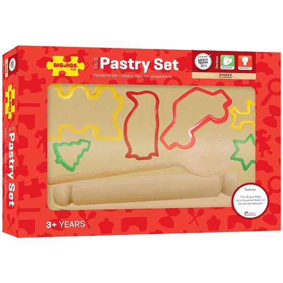 Bigjigs Toys Set de copt cu forme de tăiat