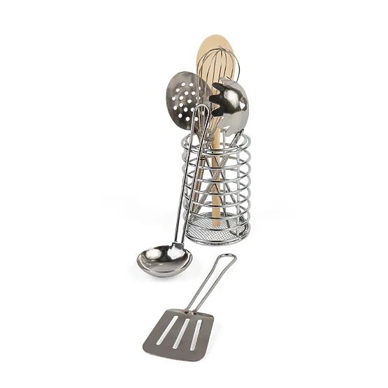 Bigjigs Toys Set de ustensile de bucătărie