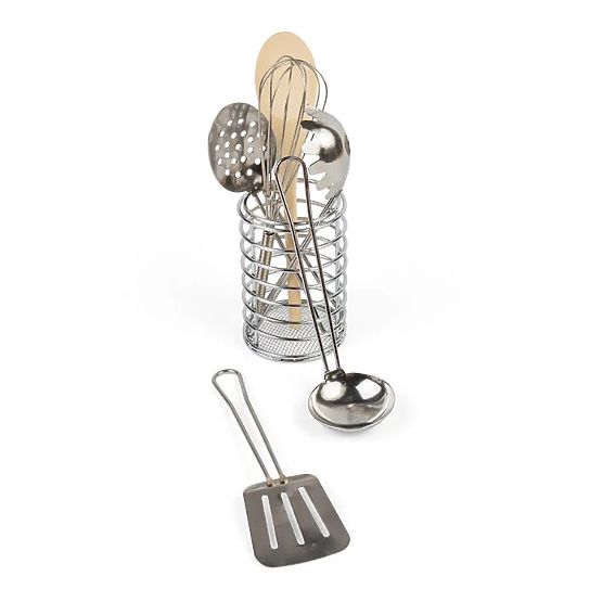 Bigjigs Toys Set de ustensile de bucătărie