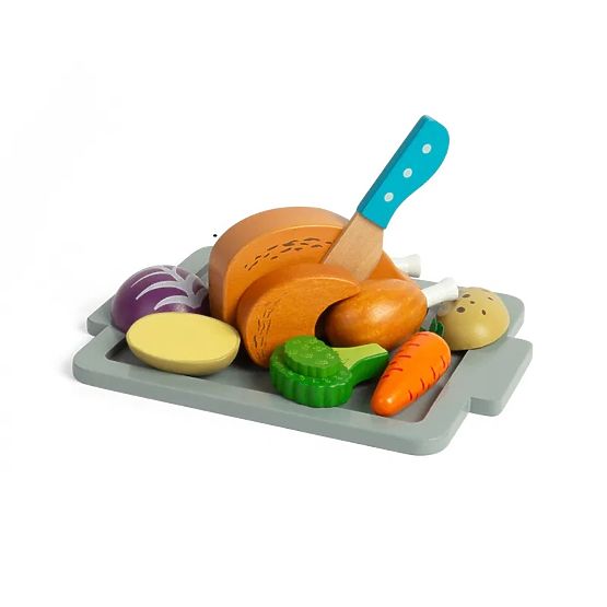 Bigjigs Toys Set Pui Fript cu Legume