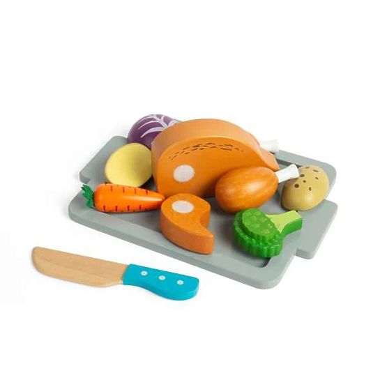 Bigjigs Toys Set Pui Fript cu Legume