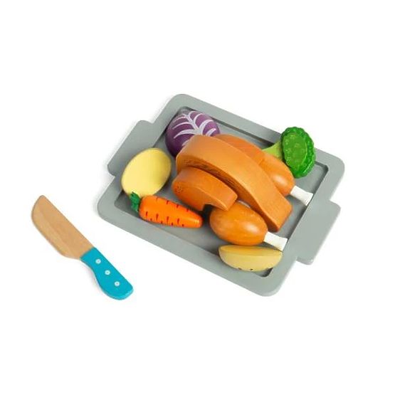 Bigjigs Toys Set Pui Fript cu Legume