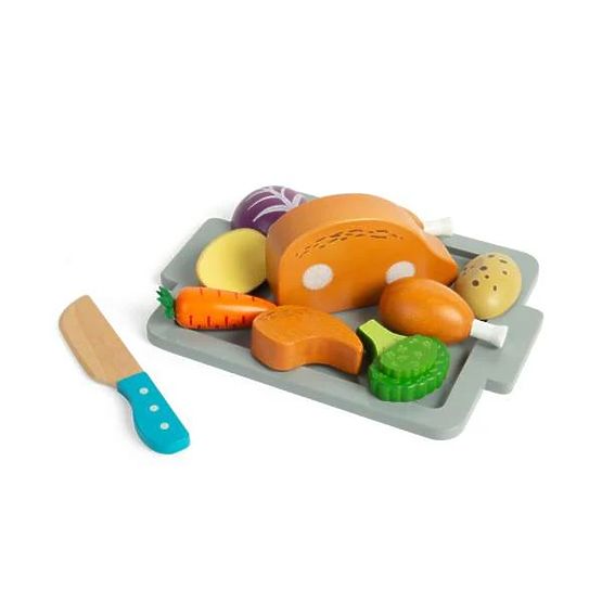 Bigjigs Toys Set Pui Fript cu Legume