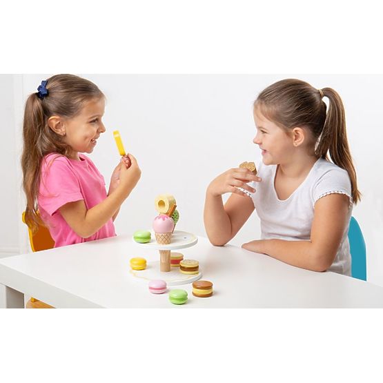 Bigjigs Toys Stand din lemn cu dulciuri