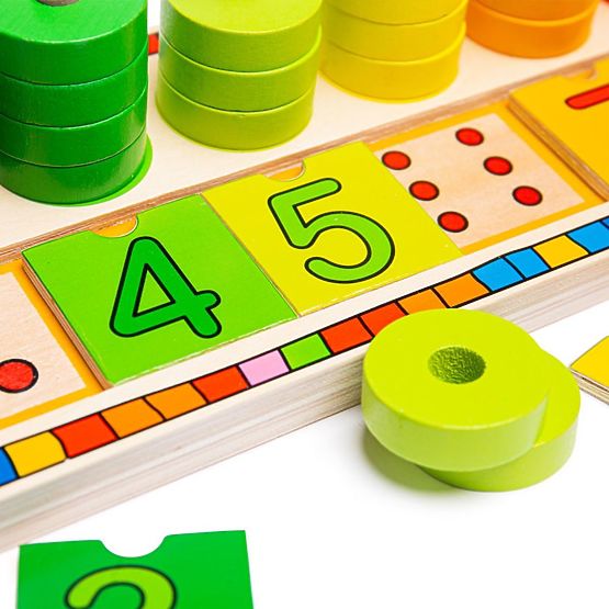 Bigjigs Toys Tabla Jigsaw cu numere