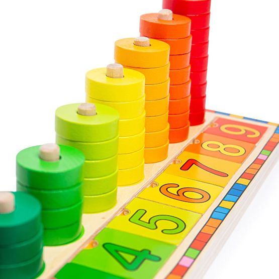 Bigjigs Toys Tabla Jigsaw cu numere