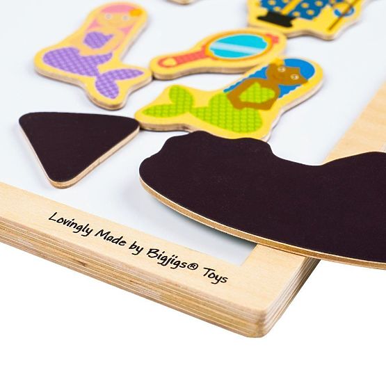 Bigjigs Toys Tablă magnetică din lemn