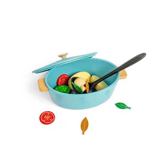 Bigjigs Toys Vas de copt cu legume