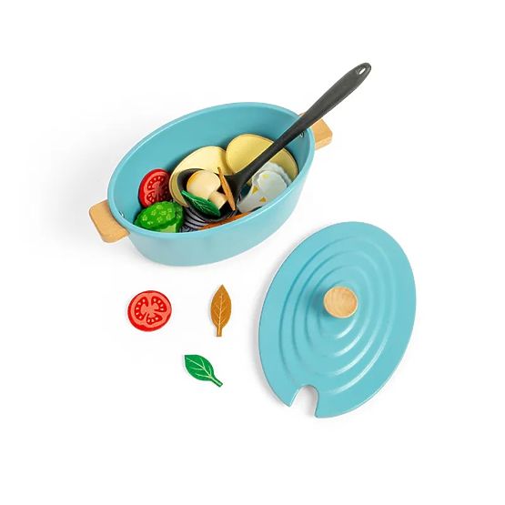 Bigjigs Toys Vas de copt cu legume